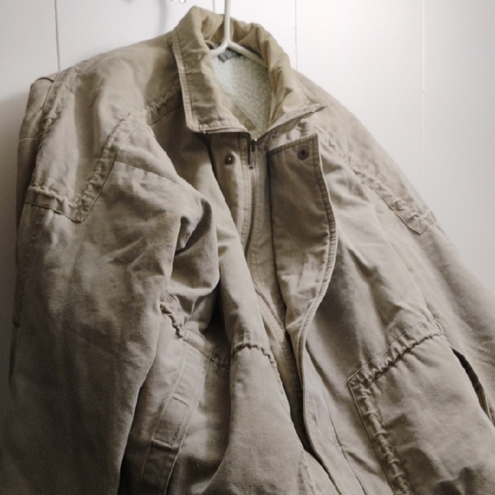 Unk Tan Bomber Jacket Lightweight Relaxed Fit